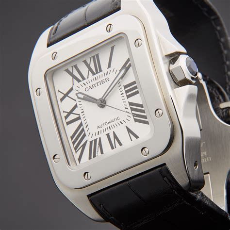 santos de cartier pre owned|used cartier santos large.